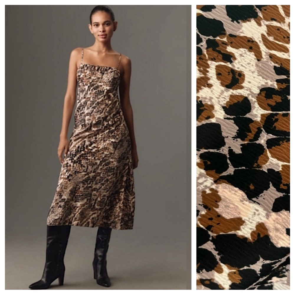 NWT Anthro Snake Print Dress